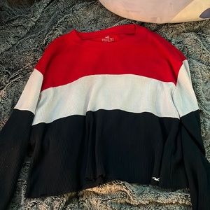 red white and blue long sleeve